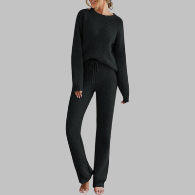 KALILI™ - Casual Long Sleeve Top and Pants Pajama Set
