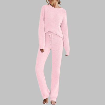 KALILI™ - Casual Long Sleeve Top and Pants Pajama Set