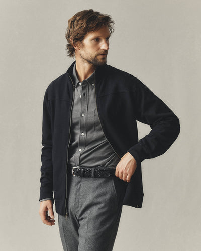 Men's Moto Full Zip - Black
