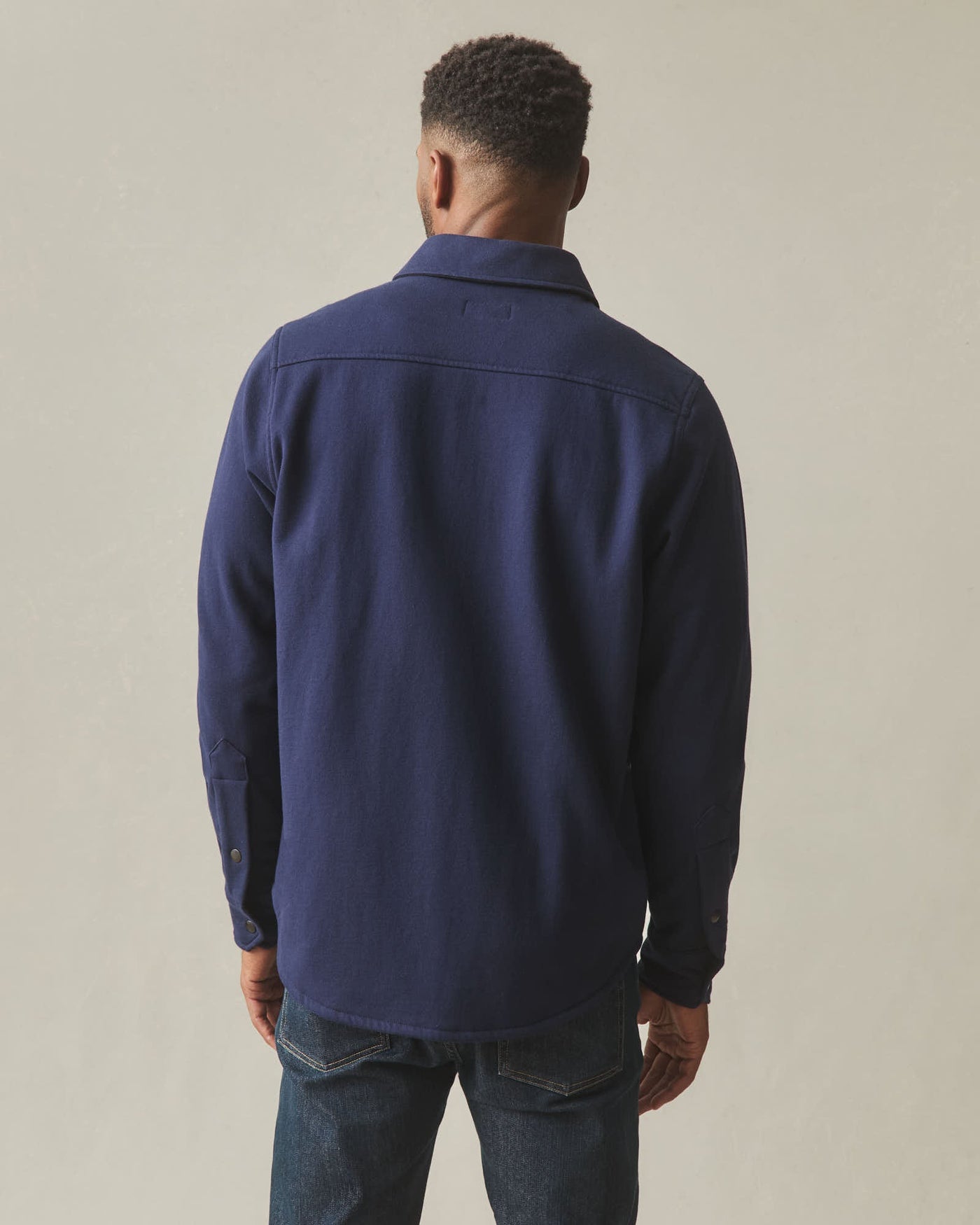 Unisex Redwood Fleece Overshirt - True Navy