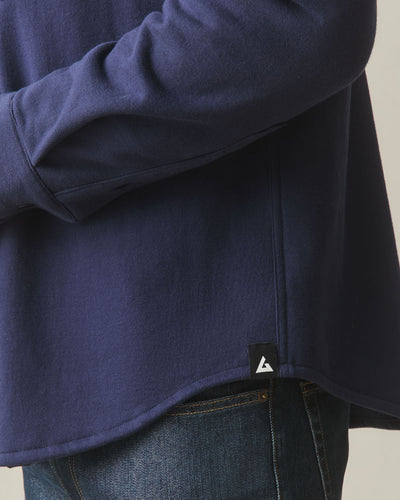 Unisex Redwood Fleece Overshirt - True Navy