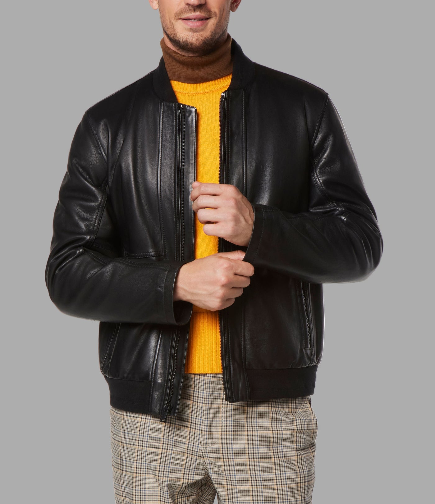MacNeil Leather Bomber