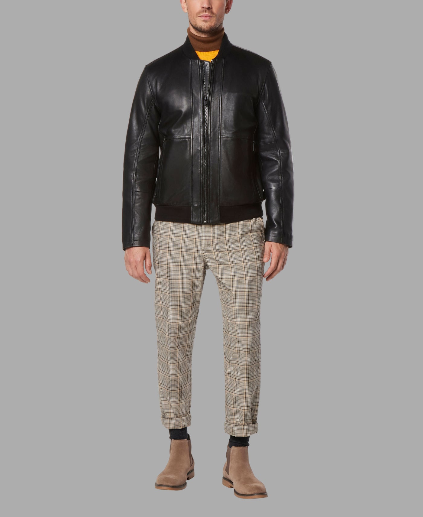 MacNeil Leather Bomber